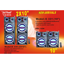 Duplo 10 polegadas poderoso poder palco Professional Speaker para DJ E330